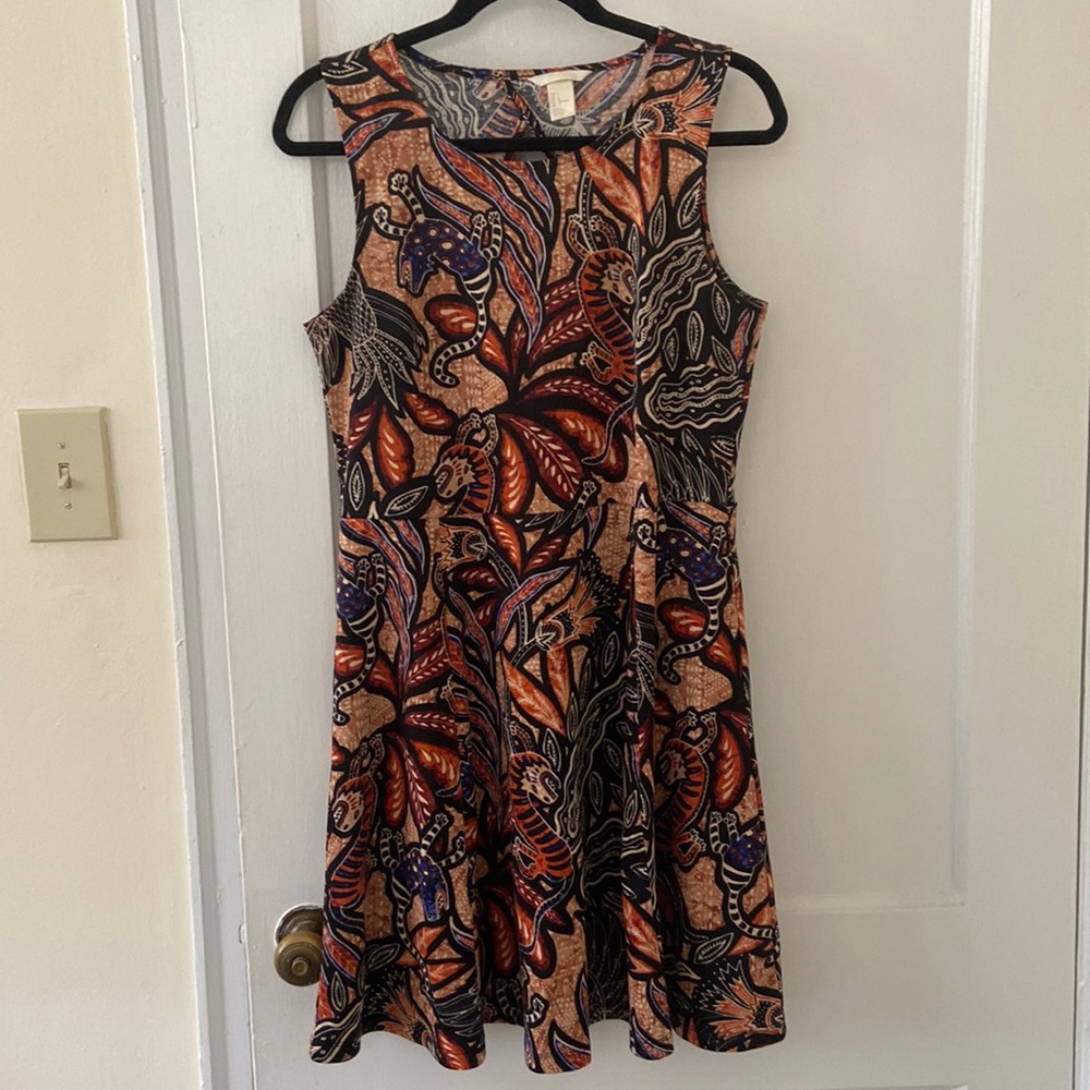 Patterned h&m dress